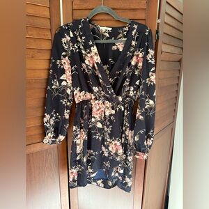 Floral long sleeve dress